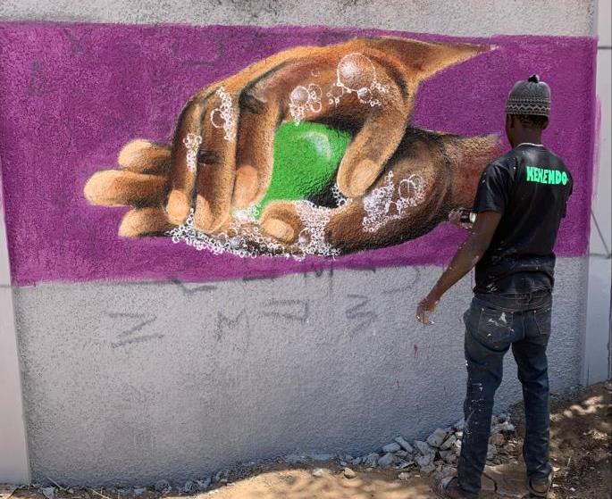 graffitis de RBS Crew à Dakar